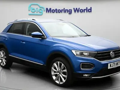Used VW T-Roc SEL 150 HP (110 kW) 2021 Blue SUV