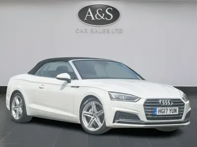 Used Audi A5 Cabriolet S-Line 2017 White Cabriolet