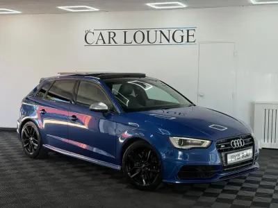 Used Audi S3 Sportback Design 300 HP (220 kW) 2015 Blue Hatchback