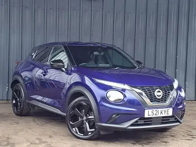Used Nissan Juke Tekna 114 HP (83 kW) 2021 Blue SUV