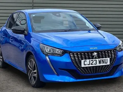 Used Peugeot 208 Allure+ 102 HP (75 kW) 2023 Blue Hatchback