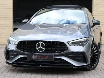 Begagnad Mercedes CLA220 AMG Line Premium Plus 190 HK (139 kW) 2023 Grå Sedan