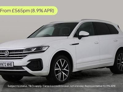 White Used 2022 VW Touareg R-line SUV | £35,656 (Good price)