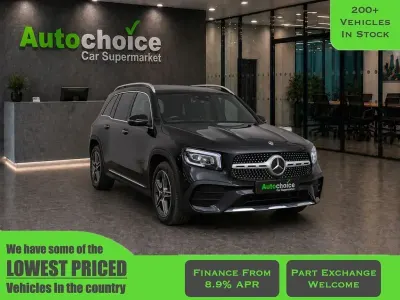 Begagnad Mercedes GLB220 AMG Line Premium 190 HK (139 kW) 2021 Svart SUV