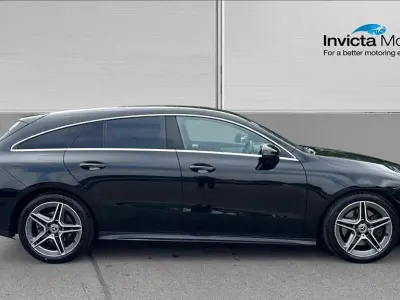 Used Mercedes CLA200 AMG line 163 HP (119 kW) 2020 Cosmos black metallic Coupe