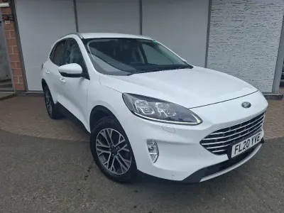 Used Ford Kuga Titanium 120 HP (88 kW) 2020 White SUV
