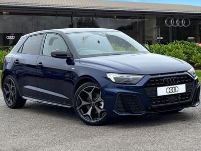 New Audi A1 Sportback Black Edition 2026 Blue Hatchback