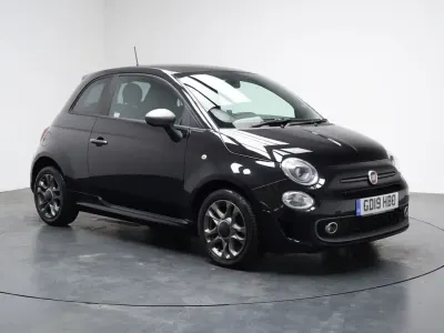 Used Fiat 500 S 69 HP (50 kW) 2019 Black Hatchback