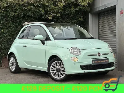 Begagnad Fiat 500C Lounge 2015 Smooth mint Cab