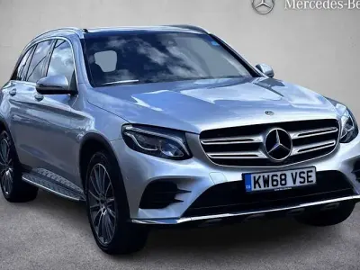 Used Mercedes GLC250 AMG line 204 HP (150 kW) 2018 Silver SUV