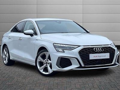 Used Audi A3 S-Line 150 HP (110 kW) 2023 White Sedan