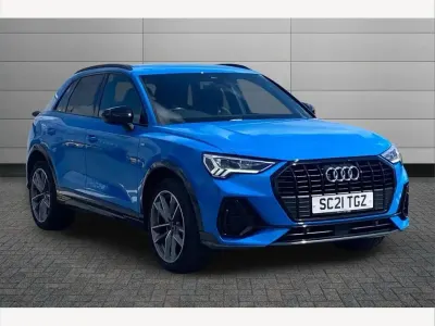 Used Audi Q3 Black Edition 150 HP (110 kW) 2021 Blue SUV