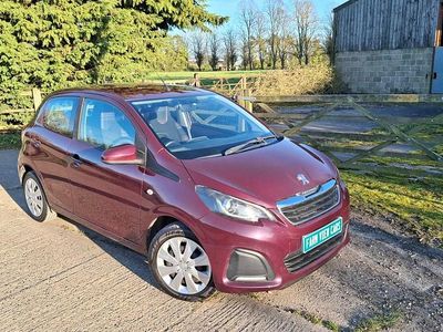 Used Peugeot 108 Active 68 HP (50 kW) 2015 Purple Hatchback