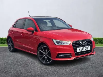 Used Audi A1 Black Edition 95 HP (69 kW) 2018 Red Hatchback