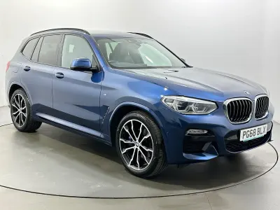 Used BMW X3 M Sport 265 HP (194 kW) 2019 Blue SUV