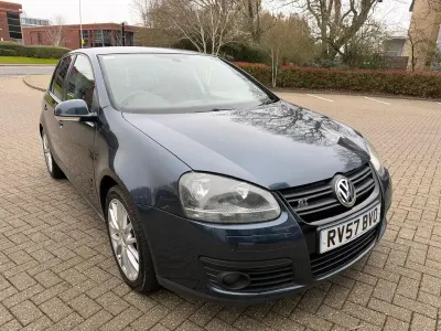Used VW Golf V GT 2007 Blue Hatchback