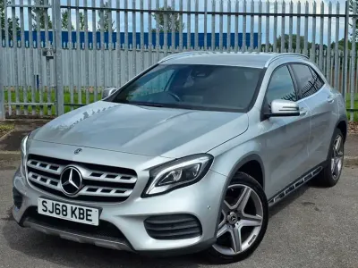 Used Mercedes GLA200 AMG line 136 HP (100 kW) 2018 Silver SUV