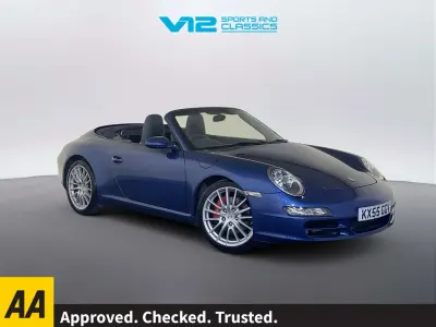 Used Porsche 911 Carrera S Cabriolet 350 HP (257 kW) 2006 Blue Cabriolet