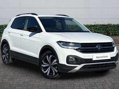 Used VW T-Cross Black Edition 110 HP (80 kW) 2023 White SUV