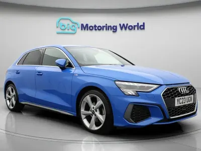 Used Audi A3 Sportback S-Line 110 HP (80 kW) 2023 Blue Hatchback