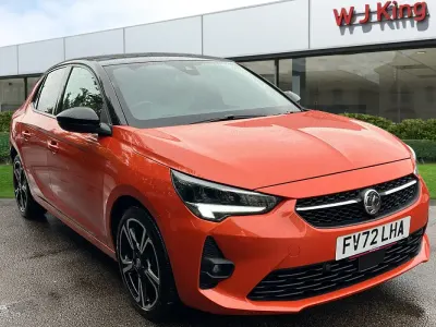 Used Vauxhall Corsa Edition 130 HP (95 kW) 2022 Orange Hatchback