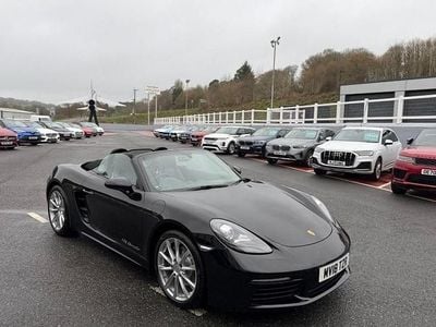 Used Porsche 718 Boxster 300 HP (220 kW) 2018 Black Cabriolet