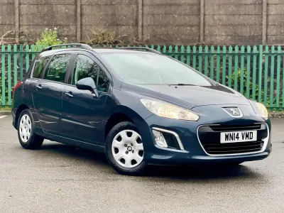 Used Peugeot 308 SW Access 92 HP (67 kW) 2014 Blue Estate