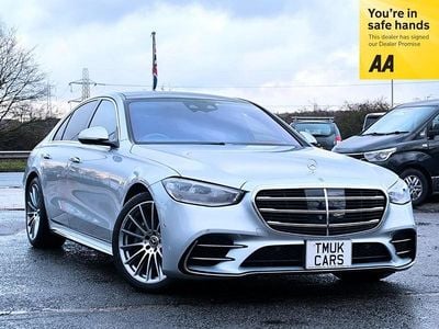 Used Mercedes S580 AMG line 2022 Silver Sedan