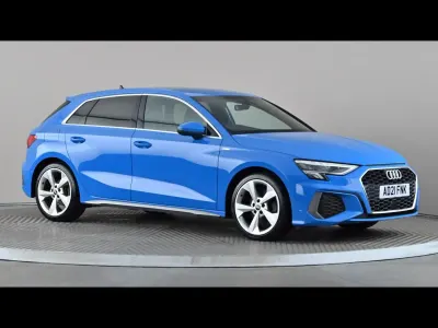 Used Audi A3 S-Line 2021 Blue Sedan