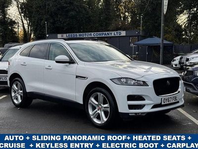 White Used 2017 Jaguar F-Pace Portfolio SUV | £15,995 (Good price)
