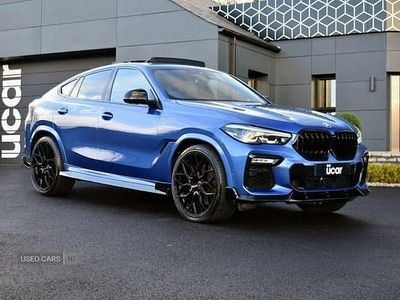 Blue Used 2021 BMW X6 Sport Line SUV | £45,995 (Fair price)