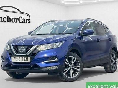 Used Nissan Qashqai N-Connecta 110 HP (80 kW) 2018 Blue SUV