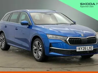 Used Skoda Octavia SE L 150 HP (110 kW) 2026 Race blue metallic Estate