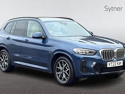 Blue Used 2022 BMW X3 M Sport SUV | £40,000 (Fair price)