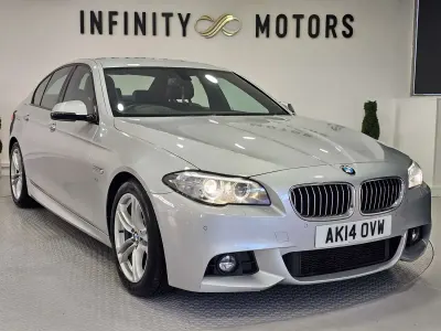 Usado BMW 525 M Sport 218 CV (160 kW) 2014 Plateado Berlina