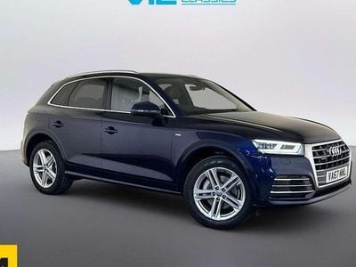 Second-hand Audi Q5 S-Line 252 CP (185 kW) 2018 Albastru SUV