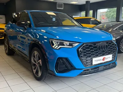 Used Audi Q3 Sportback Black Edition 147 HP (108 kW) 2021 Blue SUV