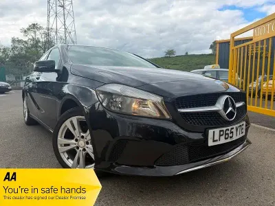 Used Mercedes A180 109 HP (80 kW) 2016 Black Hatchback