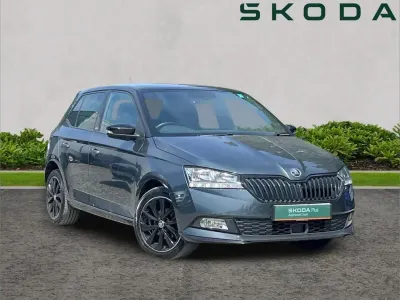 Used Skoda Fabia Monte Carlo 94 HP (69 kW) 2021 Quartz grey metallic black magic pearl effect Hatchback