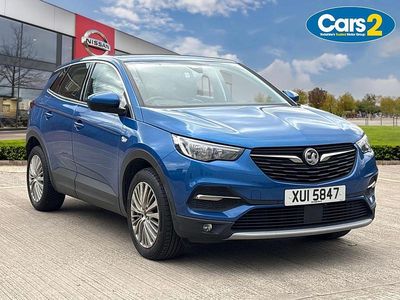 Used Vauxhall Grandland X Business Edition 128 HP (94 kW) 2019 Blue SUV