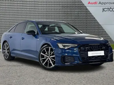 Begagnad Audi A6 Black Edition 200 HK (147 kW) 2024 Blå Sedan