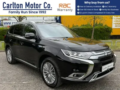 Used Mitsubishi Outlander P-HEV 2021 Black Estate