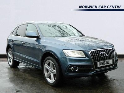 Blue Used 2016 Audi Q5 S-line plus SUV | £9,995 (Fair price)