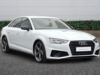 Used Audi A4 Black Edition 148 HP (108 kW) 2019 White Sedan