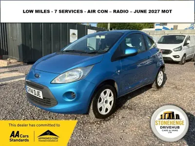 Used Ford Ka S 69 HP (50 kW) 2014 Blue Hatchback