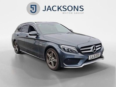 Used Mercedes C250 AMG line 204 HP (150 kW) 2015 Grey Estate