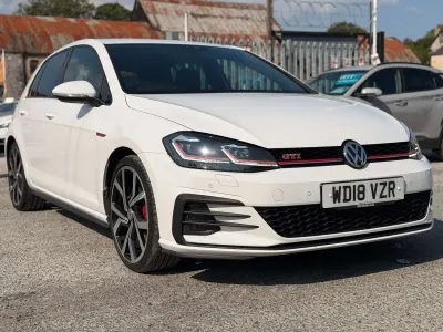 Used VW Golf VII GTI 2018 White Hatchback