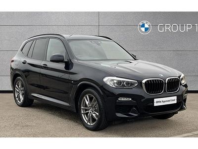 Carbon black Used 2019 BMW X3 M Sport SUV | £25,495 (Good price)