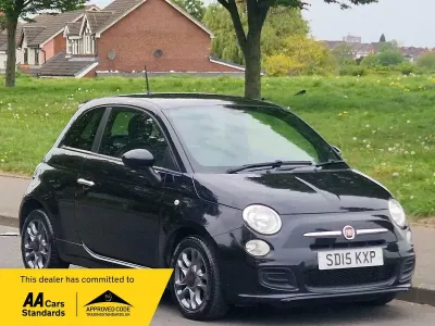 Used Fiat 500 S 2015 Black Hatchback