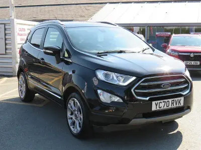 Used Ford Ecosport Titanium 125 HP (91 kW) 2020 Black SUV